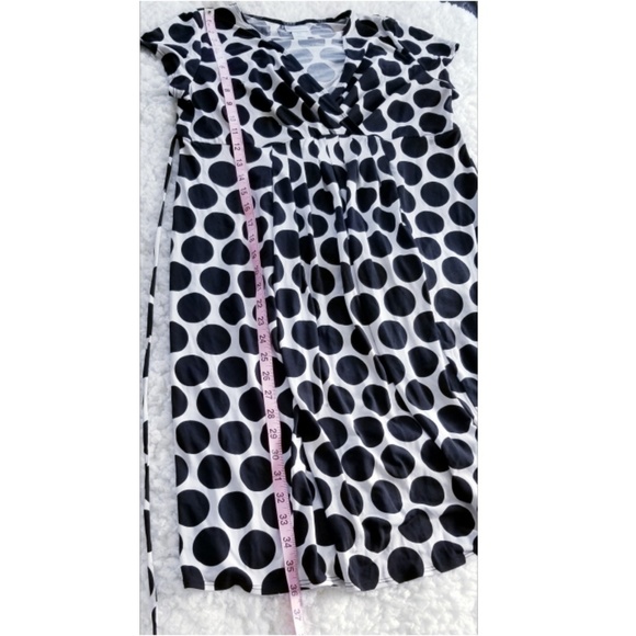 Motherhood, Large, Black/ White, Maternity Dress - Picture 4 of 5